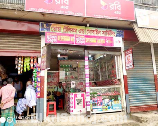 দোকান ভাড়া ও ডেকোরেশন বিক্রি করা হবে